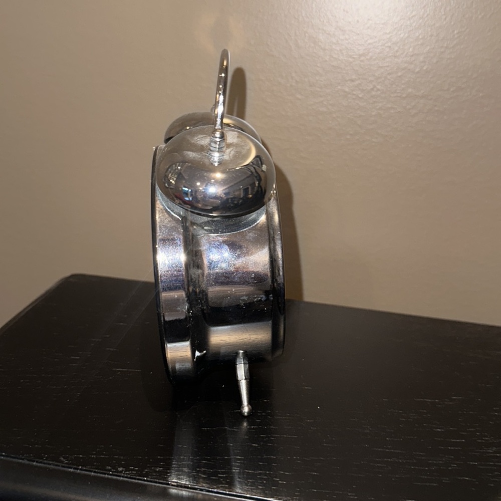 Silver Clock Decor - Picture 4 of 5